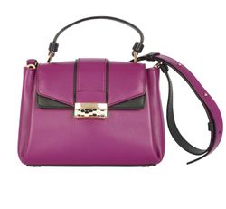 Serpenti Viper Mini Bag, Leather, Purple, 2338, S 3*